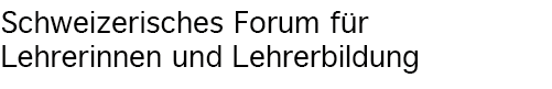 10/11 Schweizerisches Forum für Lehrerinnen- und Lehrerbildung